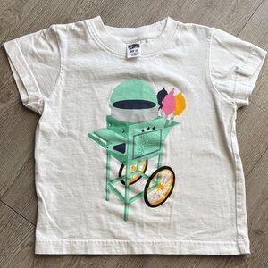 Billionaire Boys Club Cream Tee with Green Cart Graphic